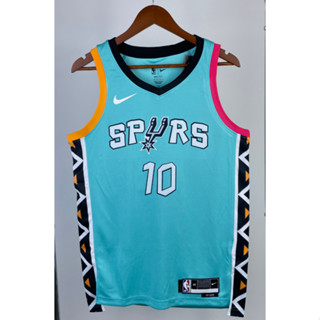 Hot pressed 2023 nba San Antonio Spurs No. 10 Sochan green basketball jersey