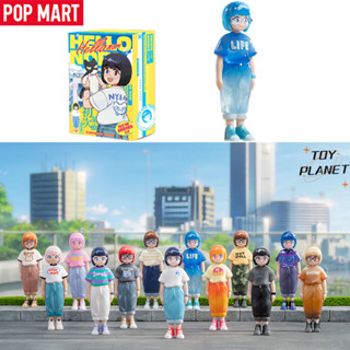 Pop MART HELLO NORI Series Mystery Box กล่องสุ่ม ฟิกเกอร์ อนิเมะเด็กผู้หญิงน่ารัก popmart