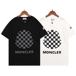 Moncle เสื้อยืดแขนสั้น ผ้าฝ้าย พิมพ์ลาย สไตล์บูติก แฟชั่นฤดูร้อน