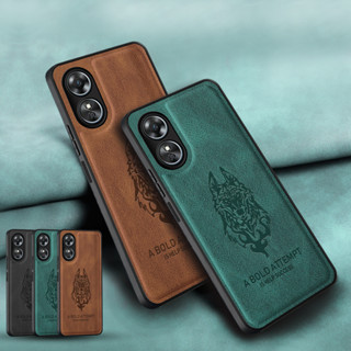เคสโทรศัพท์มือถือหนังนิ่ม ป้องกันเต็มเครื่อง สําหรับ OPPO A17 A17