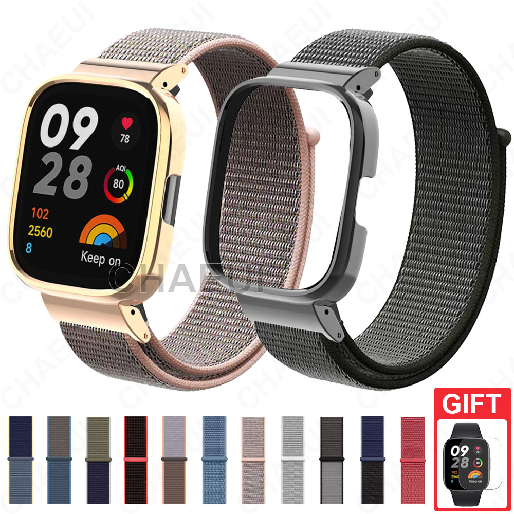 สายนาฬิกาข้อมือไนล่อน แบบเปลี่ยน สําหรับ Redmi Watch 4 3 2 Lite Active / Mi Watch Lite