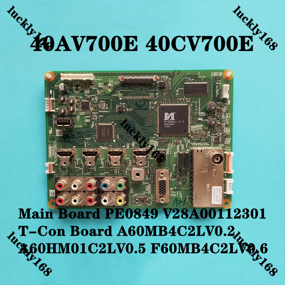 Toshiba เมนบอร์ดทีวี LED 40AV700E 40CV700E PE0849 T-Con Board A60MB4C2LV0.2
