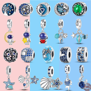 Pandora ใหม่ จี้สร้อยข้อมือ เงินสเตอร์ลิง 925 รูปกาแล็กซี่ อวกาศ คุณภาพสูง สําหรับผู้หญิง 2023