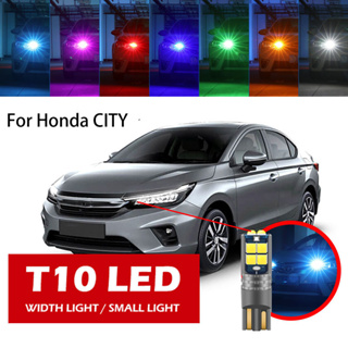 หลอดไฟ T10/W5W ด้านหน้า สําหรับ honda civic crv accord fit Spirior city Crosstour drl 1 ชิ้น