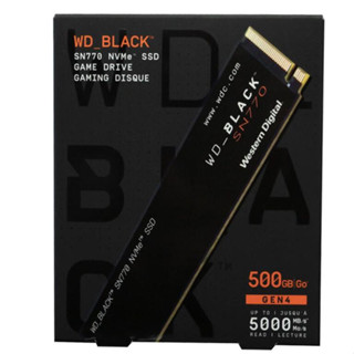 Western Digital 500GB WD_Black SN770 NVMe SSD - สูงสุด 5000MB/s