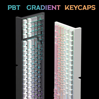 【Blue Sky】Gradient keycaps font backlight gradient keycap PBT wear-resistant cherry Profile