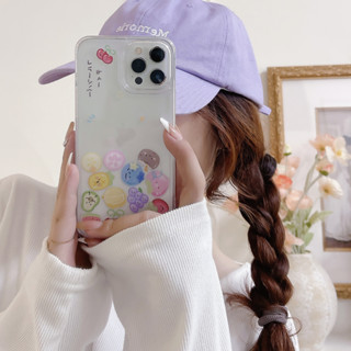 เคสป้องกันโทรศัพท์มือถือ ลายการ์ตูนผลไม้ กันกระแทก สําหรับ iPhone 6P 7P 8P XR XSmax 11 12 13 pro Apple 14 promax