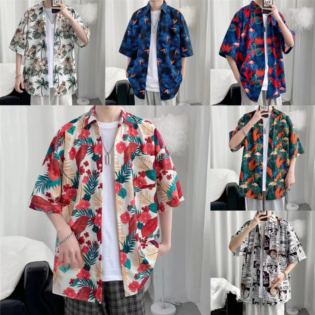 เสื้อเชิ้ตผู้ชาย เสื้อฮาวาย รุ่น 1192