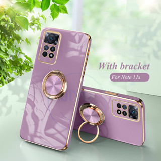 เคสโทรศัพท์ซิลิโคน แบบนิ่ม ขอบตรง หรูหรา สําหรับ Xiaomi Redmi Note 11 4G 11s 10s 10 Pro 9s 9 Pro 8 Pro