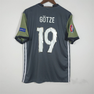 เสื้อยืด ลายทีมชาติฟุตบอล MULLER GOTZE OZIL 2016 คุณภาพสูง สไตล์เยอรมนีเรโทร