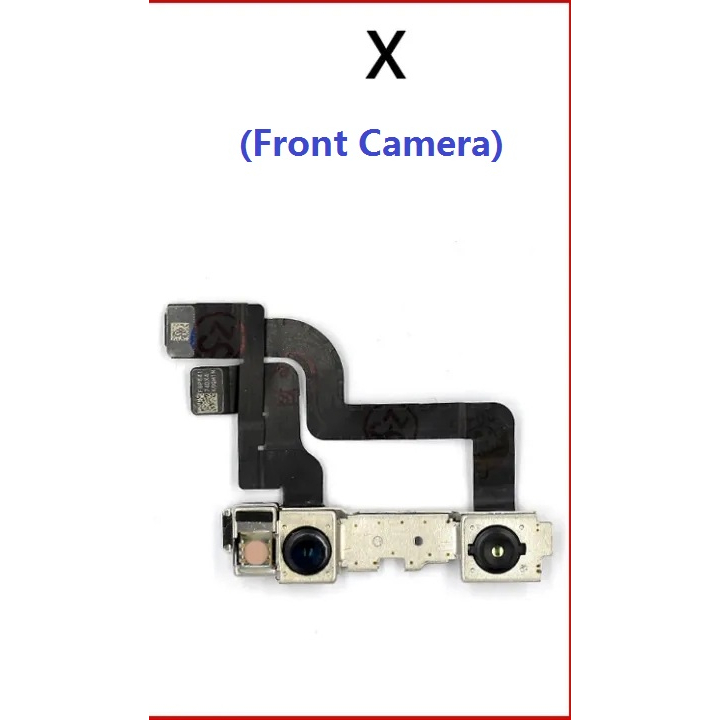 กล้องด้านหน้าสําหรับ iPhone X XR XS XS Max Facing กล้องโมดูล Flex Cable อะไหล่