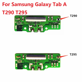 แท่นชาร์จพอร์ต USB พร้อมสายแพไมโครโฟน สําหรับ Samsung Galaxy Tab A T290(Wifi) T295(4G)