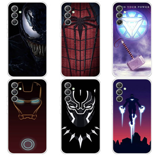 เคส Samsung Galaxy A34 A54 5G Case การ์ตูน Marvel เคสซิลิโคน Soft TPU โทรศัพท์มือถือ Back เคส