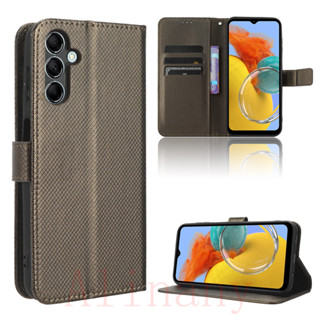 Samsung Galaxy M14 5G เคส PU Leather Case เคสโทรศัพท์ Stand Wallet Samsung M14 5G เคสมือถือ Cover