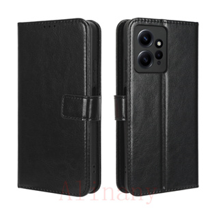 Xiaomi Redmi Note 12 4G เคส Leather Case เคสโทรศัพท์ Stand Wallet Redmi Note12 4G เคสมือถือ Cover