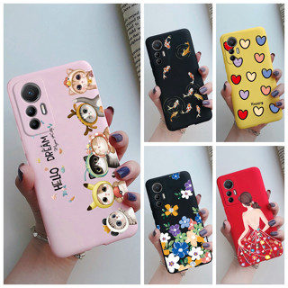 เคสซิลิโคนนิ่ม พิมพ์ลาย หลากสี สําหรับ Xiaomi 12 lite Xiaomi mi12 lite mi 12lite