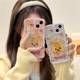 เคสโทรศัพท์มือถือ แบบนิ่ม ลายการ์ตูนหมี สําหรับ iPhone 11 12 13 14 Plus PRO MAX iPhone14 iPhone14ProMax