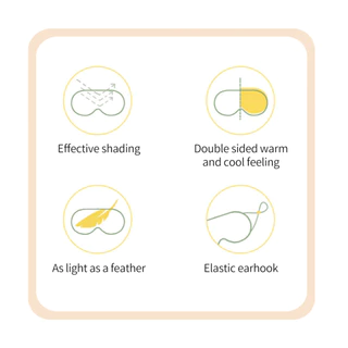 Jordan&Judy ผ้าปิดตา Sleep Eye Mask สบาย ไม่รัดหู ใช้ได้ทั้งบ้าน และเดินทาง