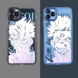 เคสโทรศัพท์มือถือ ลายการ์ตูนอนิเมะ jujutsu kaisen gojo satoru สําหรับ iphone 14Pro 13promax 12pro 11 xsmax xr 7plus 8plus