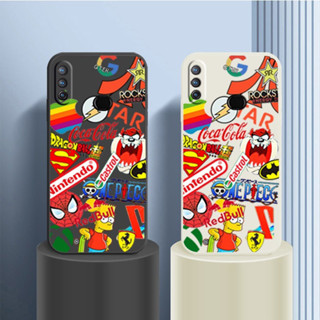 เคสโทรศัพท์ ซิลิโคนนิ่ม TPU กันกระแทก ลายฉลาก Coca Cola Graffiti แฟชั่น สําหรับ Samsung A12 M12 F12 A22 F22 M32 A32 A52 A52S A72 A13 A23 A33 A53 A73 4G 5G