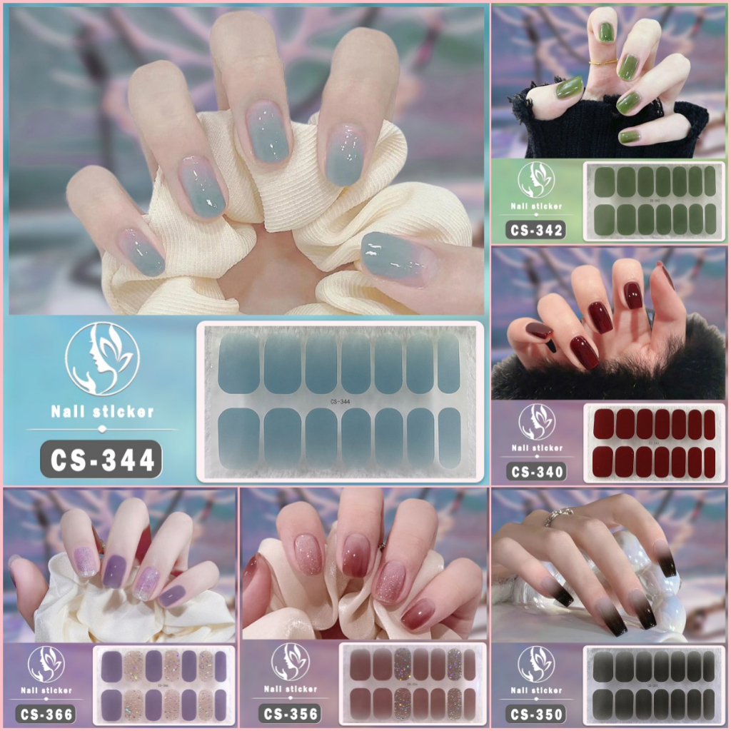 14 ชิ้น / เซต CS ซีรีส์ ผลิตภัณฑ์ใหม่ หัวหอม สีชมพู กระโดด สีพื้น สติกเกอร์ติดเล็บ แฟชั่น ยอดนิยม ฉีกได้ ทนทาน สวยงาม เด็กผู้หญิง สติกเกอร์ติดเล็บ สี กันน้ํา ปลอดสารพิษ ยาทาเล็บฟิล์ม Fe