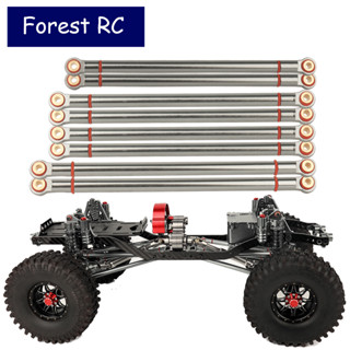 Forestrc ฐานล้อ อะลูมิเนียมอัลลอย 313 มม. สําหรับอัพเกรดรถไต่หินบังคับ 1/10 Axial SCX10 D90 8 ชิ้น