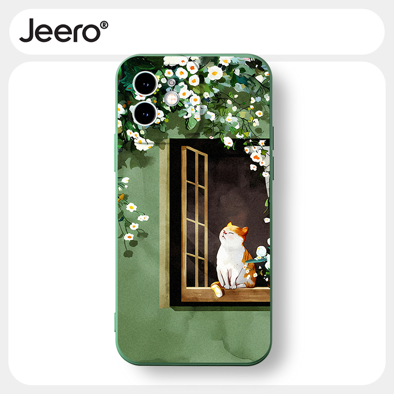 Jeero เคสไอโฟน เคสซิลิโคนนุ่มกันกระแทกน่ารักตลก เคสโทรศัพท์ Compatible for iPhone 16 15 14 13 12 11 Pro Max SE 2020 X XR XS 8 7 6 6S Plus พลัส HFF2965