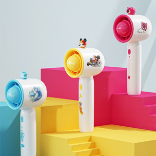 Disney PF3 พัดลมมือถือ ไร้ใบพัด 2500mAh รูปหมีสตรอเบอร์รี่ มิกกี้ เอลซ่า ไร้เสียง ชาร์จ USB ขนาดเล็ก พกพาง่าย ใช้ได้นาน สามเกียร์ สําหรับสํานักงาน กลางแจ้ง