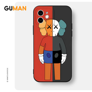 Guman เคสไอโฟน เคสซิลิโคนนุ่มกันกระแทกการ์ตูนน่ารักตลก เคสโทรศัพท์ Compatible for iPhone 14 13 12 11 Pro Max SE 2020 X XR XS 8 7 6 6S Plus พลัส XYB1648