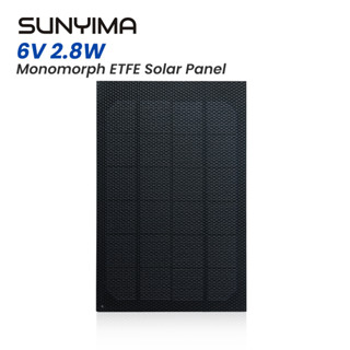 Sunyima โมดูลแผงพลังงานแสงอาทิตย์ 6V 2.8W 180*115 มม. ETFE Mono Cell Generation สําหรับแบตเตอรี่ลิเธียม 3.2V 3.7V