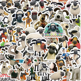 【60100 ชิ้น】Wallace &amp; GromitShaun The Sheep Stickers สติกเกอร์การ์ตูน สําหรับติดตกแต่งโทรศัพท์มือถือ แล็ปท็อป สเก็ตบอร์ด กระเป๋าเดินทาง