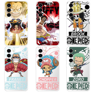 เคส Samsung Galaxy S23 S23+ Plus Case การ์ตูน One Piece Luffy Soft TPU เคสซิลิโคน โทรศัพท์มือถือ เคส