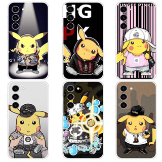 เคส Samsung Galaxy S23 S23+ Plus Case การ์ตูน Pikachu Soft TPU เคสซิลิโคน โทรศัพท์มือถือ เคส