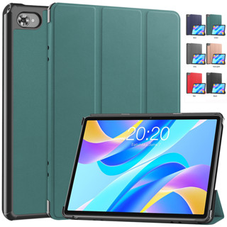 เคสแท็บเล็ตหนัง ฝาพับ คุณภาพสูง สีพื้น สําหรับ Teclast M40 Plus P40HD P30S 10.1 นิ้ว