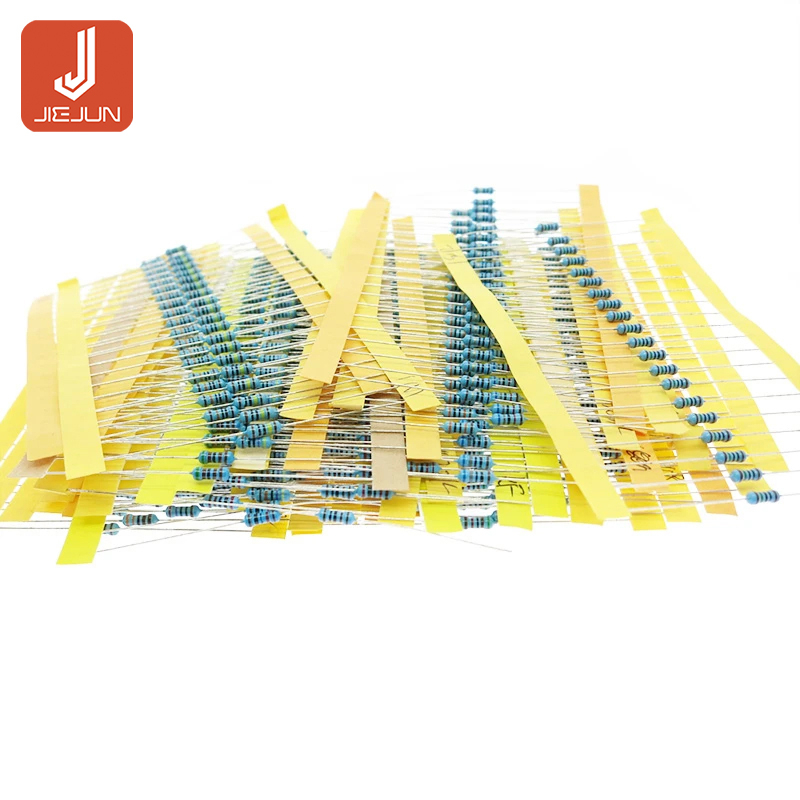 30 ชนิด 1% 1/4W Metal Film Resistor Assorted Kit 30 ค่าแต่ละมูลค่า 20 ชิ้นรวม 600 ชิ้น (10R-1M)
