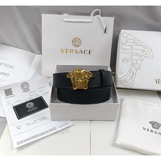 Versace เข็มขัดสูทอัตโนมัติ แฟชั่นสําหรับผู้ชาย