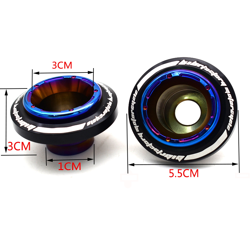 สําหรับ Yamaha YZF-R3 R1 MT01 MT03 รถจักรยานยนต์ดัดแปลงล้อหน้า Anti Drop ถ้วยตกแต่งโช้คอัพหน้าอลูมิเ