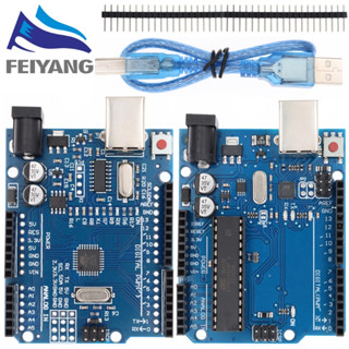 บอร์ดไมโครคอนโทรลเลอร์ Arduino Uno R3 Mega328P Atmega16U2 ขนาดกะทัดรัด