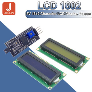 โมดูลหน้าจอ LCD1602 PCF8574T PCF8574 IIC I2C อินเตอร์เฟซ 16x2 1602 5V สีฟ้า เหลือง เขียว สําหรับ Arduino DIY