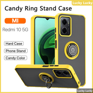 หรูเคส Redmi 10 5G 12C 10C 9C 9A  หรา ที่วางแหวนอะครีลิคแบบแข็ง เคส กันกระแทก รองรับรถ ที่วางแม่เหล็ก ที่วางโทรศัพท์ ขาตั้งนิ้ว ปกป้องกล้อง