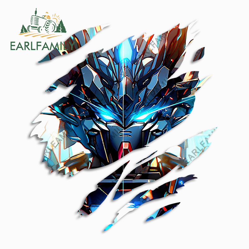 Earlfamily 13 ซม.GUNDAM Tear สติ ๊ กเกอร ์ ติดรถยนต ์ Windows รถจักรยานยนต ์ แล ็ ปท ็ อป Trunk ไวนิลครีมกันแดด Decals กันน ้ ําบุคลิกภาพรถประตู Protector