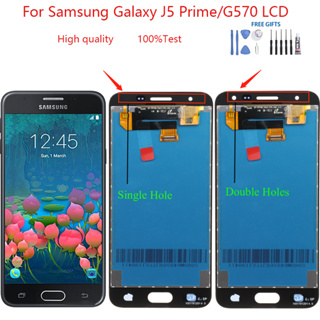 อะไหล่หน้าจอสัมผัสดิจิทัล LCD แบบเปลี่ยน สําหรับ Samsung Galaxy J5 Prime G750 J5 Prime G750