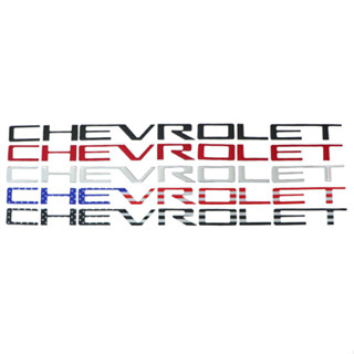 สติกเกอร์ฉลาก ลายโลโก้ตัวอักษร CHEVROLET SILVERAD 3D สําหรับติดท้ายรถยนต์ CHEVROLET Pickup