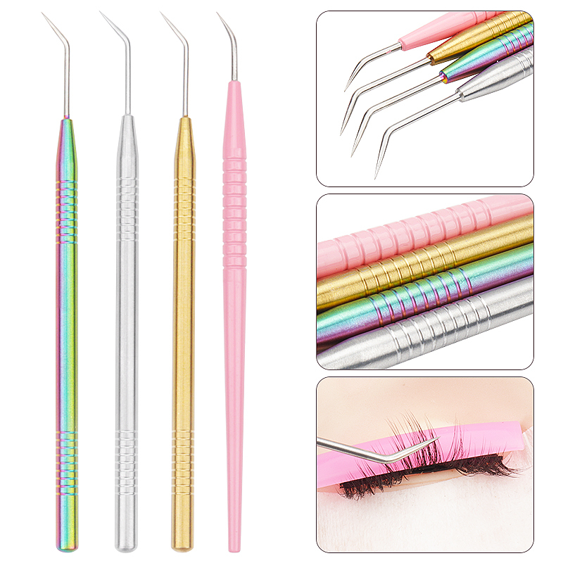Eyelash Perm Lifting เครื่องมือโลหะ Clean Up Rods Beauty Lash แยกเครื่องมือ Grafting False Lashes Extension แต่งหน้าอุปกรณ์