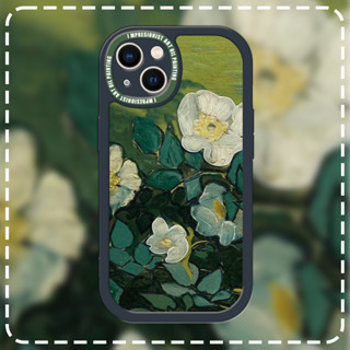 สําหรับ เคส OPPO a77 a77S a57 2022 Reno8z Reno7z Reno7 A96 A76 A74 A16 A15 A93 A94 A95 A54 A5S A3S A7 A7X A12 A8 A9 A5 A52 A92 A72 A 92020 A31 A532020 A32 Reno4 Reno5 Reno6 Reno6z เคสออปโป้ กุหลาบของแวนโก๊ะ oppo case