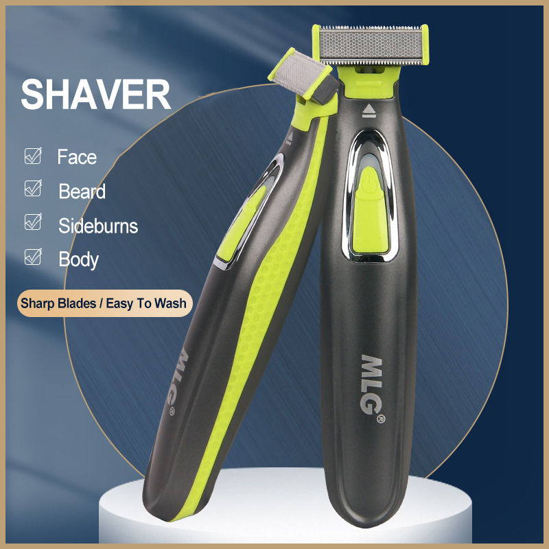 เครื่องโกนหนวดไฟฟ้า Trimmer ชาร์จ USB สําหรับเครา ผม และร่างกาย