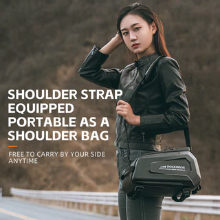 [Fulfilled by Shopee]ROCKBROS กระเป๋าท้ายจักรยาน ทรงแข็ง จุเยอะ ทนทาน ติดตั้งง่าย สําหรับติดอานจักรยานเสือภูเขา