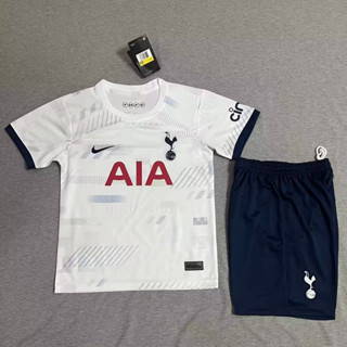 เสื้อกีฬาแขนสั้น ลายทีมชาติฟุตบอล Tottenham Hotspur 2023/24 2324 คุณภาพสูง สําหรับเด็ก