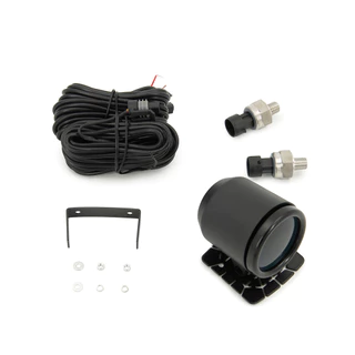 52 มม.Dual Red & Blue จอแสดงผล LED Air Suspension Gauge ความดันอากาศ Guage LED ดิจิตอล 2 ชิ้น 1/8NPT เซ็นเซอร์ยาว 5 เมตรและผู้ถือหมุน