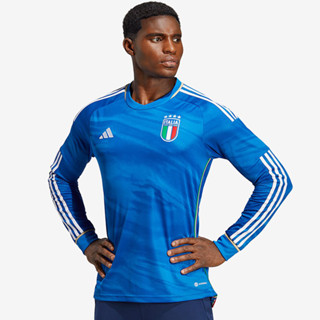 เสื้อกีฬาแขนยาว ลายทีมชาติฟุตบอล Italy Home 2023